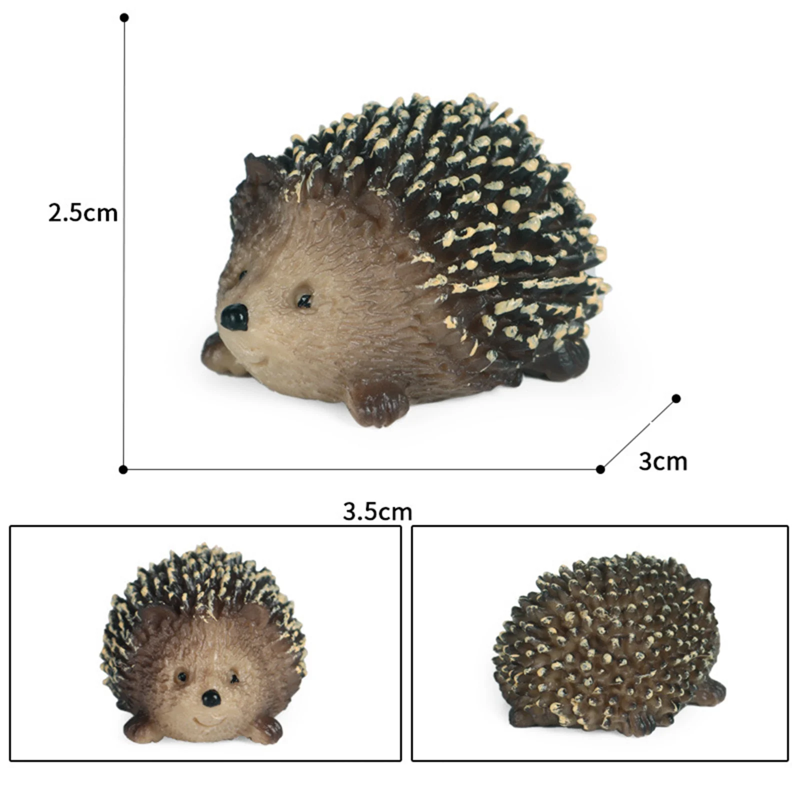 Hedgehogs Garden Animal Outdoor Statue Decor for Home Patio Lawn DIY Crafts