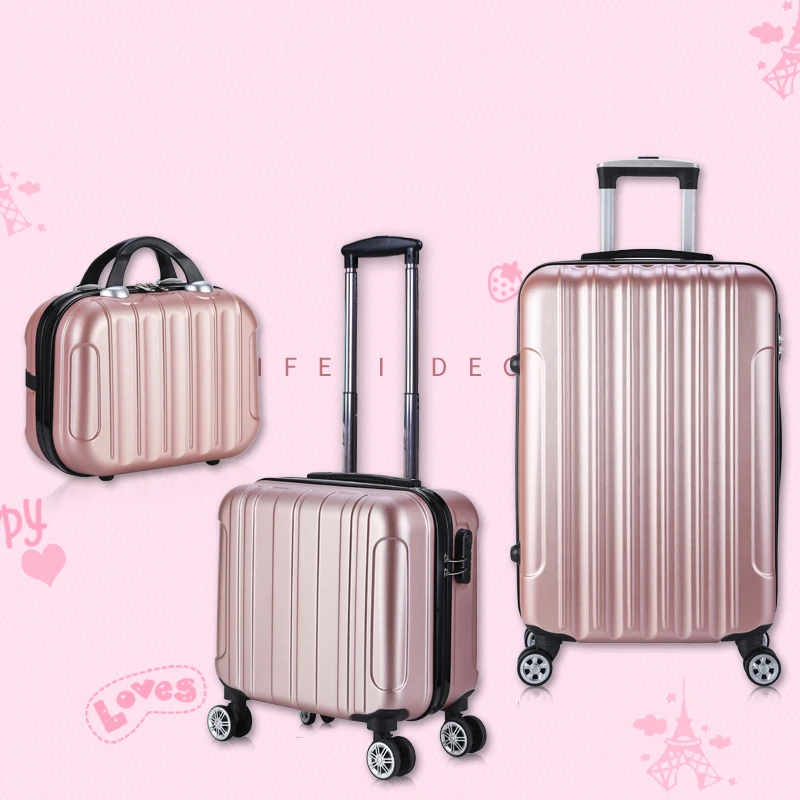 Fashion 17 inch small suitcase on 