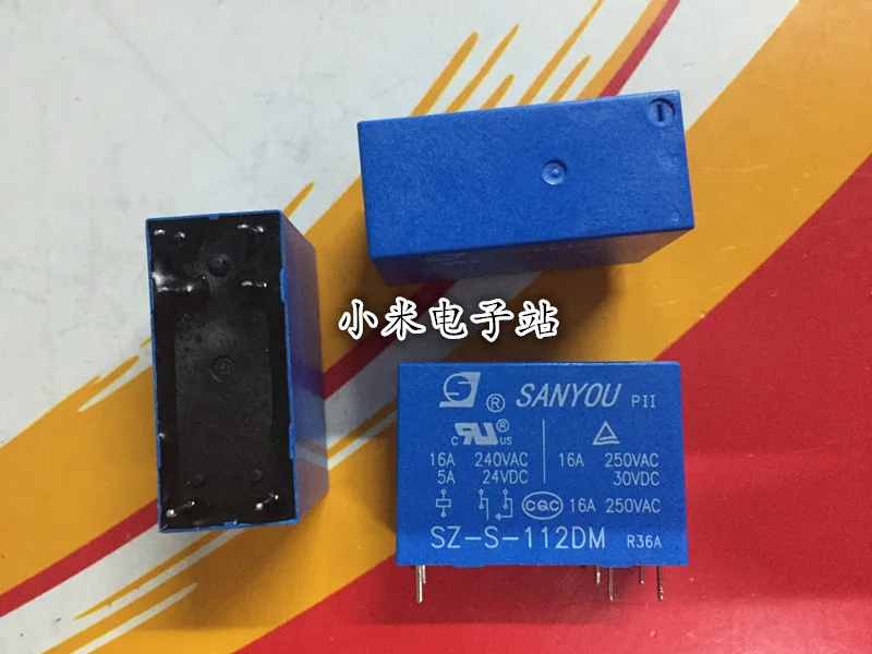 

SZ-S-112DM three friends relay 16A 250V 6 feet a group normally open HK14FH-DC12V-SHG