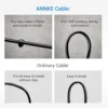 ANNKE 4PCS A Lot 30M 100 Feet BNC Video Power Cable For CCTV AHD Camera DVR Security System Black Surveillance Accessories 3