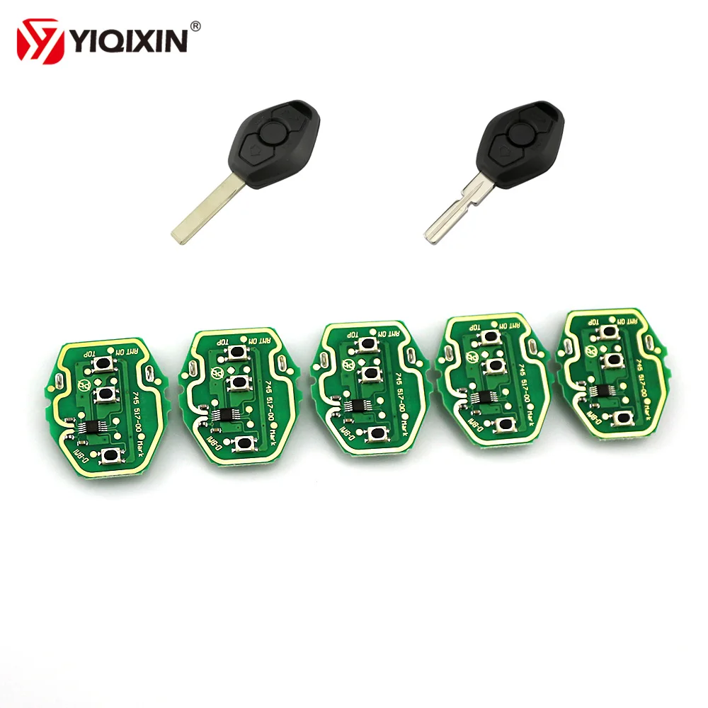 YIQIXIN 1Pcs 3 Button Remote Car Key Control Circuit Board For BMW EWS X3 X5 Z3 Z4 1/3/5/7 1 3 5 7 X3 X5 Z3 Series Keyless Entry 1pcs dora 30w lcd small entry level diy 3d printer kit for kids education kids gift one click printing desktop printer