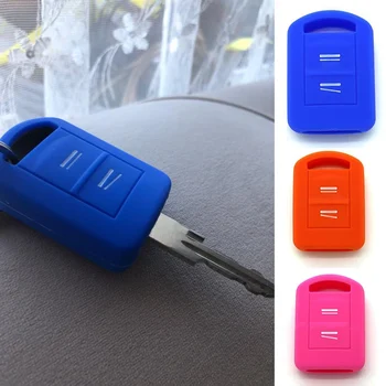 

2 Button Silicone Key Cover Fit For Vauxhall Opel Corsa C Agila Combo Van Meriva Tigra Remote Case Fob Holder Shell Protector