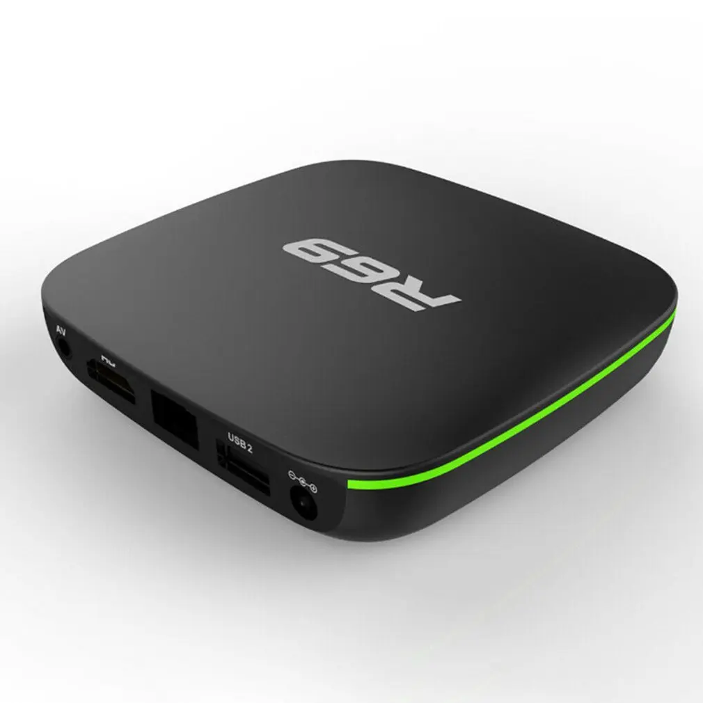 R69 Android 7,1 Smart Tv Box 1 Гб+ 8 Гб четырехъядерный Wifi H.265 4K Видео Медиа плейер Smart Tv Box Высокое качество