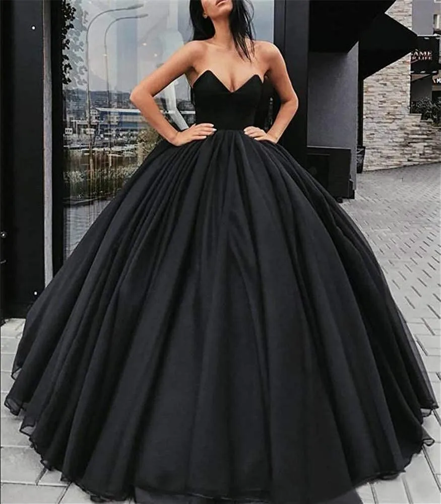 Женское милое Тюлевое платье Quinceanera длинное вечернее без бретелек 16|Платья на