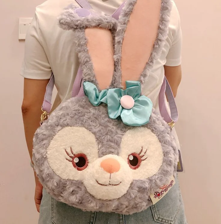 Anime duffy Bear friend summer stellalou Rabbit Plush Soft backpack Bag Toy Gift large