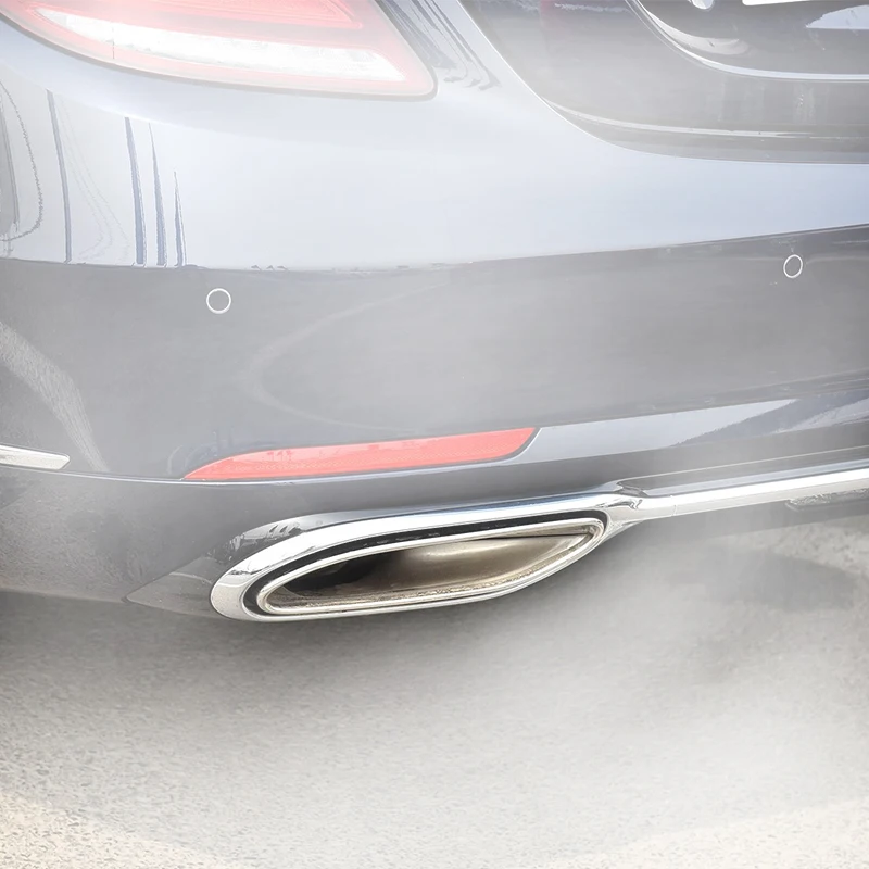 

OE 2228852900 Musion Auto Chrome Accessories Rear Bumper Trim Molding for Mercedes S Class W222 2018 2019 2020