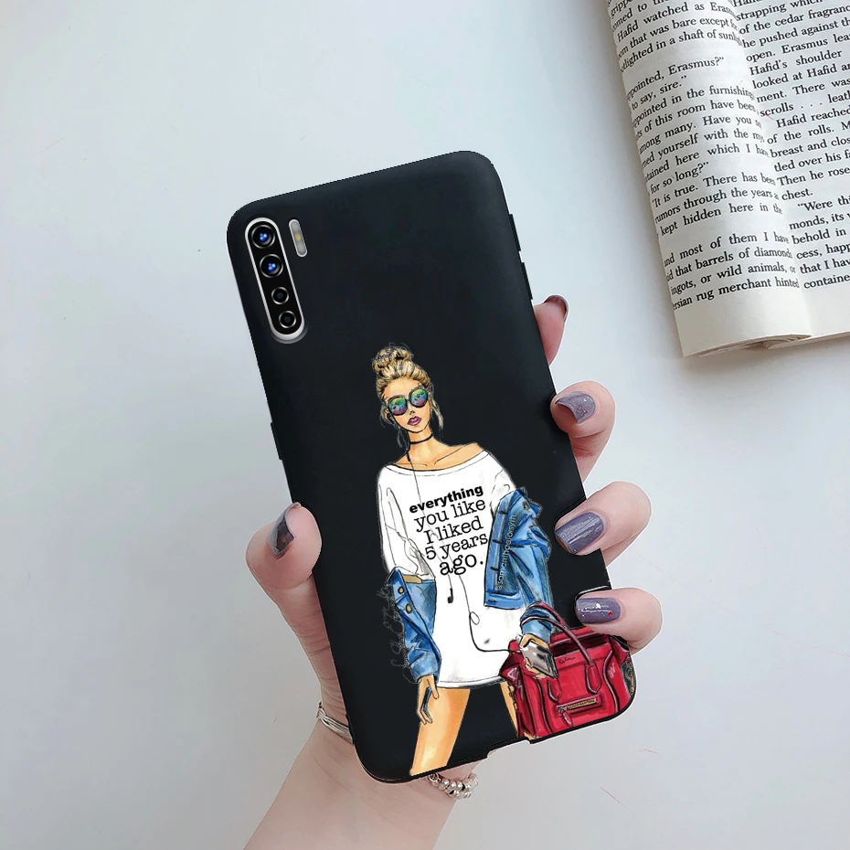 oppo phone cases Case For OPPO A91 A 91 Cases Fashion Girls Painting Soft Silicone Phone Back Cover For OPPO Reno3 Reno 3 Pro A91 F15 Case Funda best case for android phone