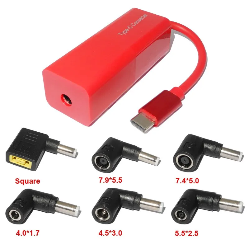 Высококачественный Профессиональный Универсальный DC 20V 3.25A 65W USB конвертер Тип C штепсельный адаптер питания