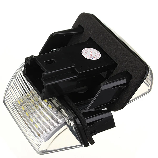 2X светодиодный номерной знак 18SMD без ошибок лампочка для PEUGEOT 206 207 306 307 406 407 для CITROEN C3 C4 C5