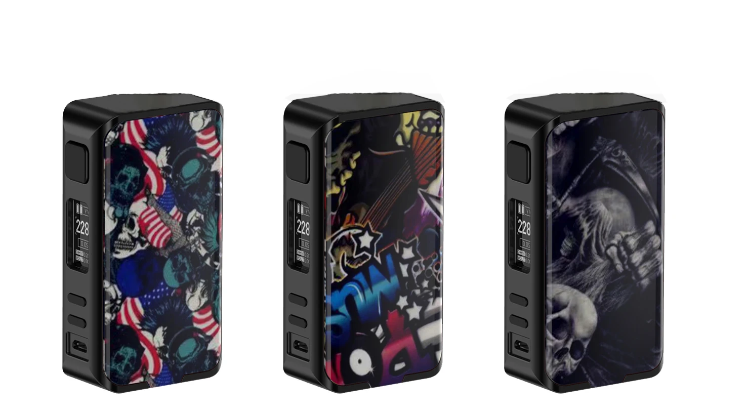 Новое поступление,, Ринко манто, pro Box MOD, 228 Вт, электронная сигарета, Vape Mod, питание от 18650 батарей, против Cigpet Capo/Dovpo mvv