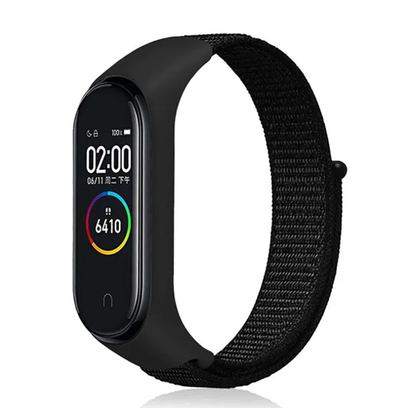 Нейлоновый mi band для Xiaomi mi band 3 4 ремешок умный Браслет спортивный браслет ремешок для mi band 4 NFC Global умные часы для женщин и мужчин