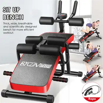 

Folding Abdominal Board Machine Sit Up Bench Home Gym Fitness Equipment Sport Workout Push Up Weight Training Exercise Muscles