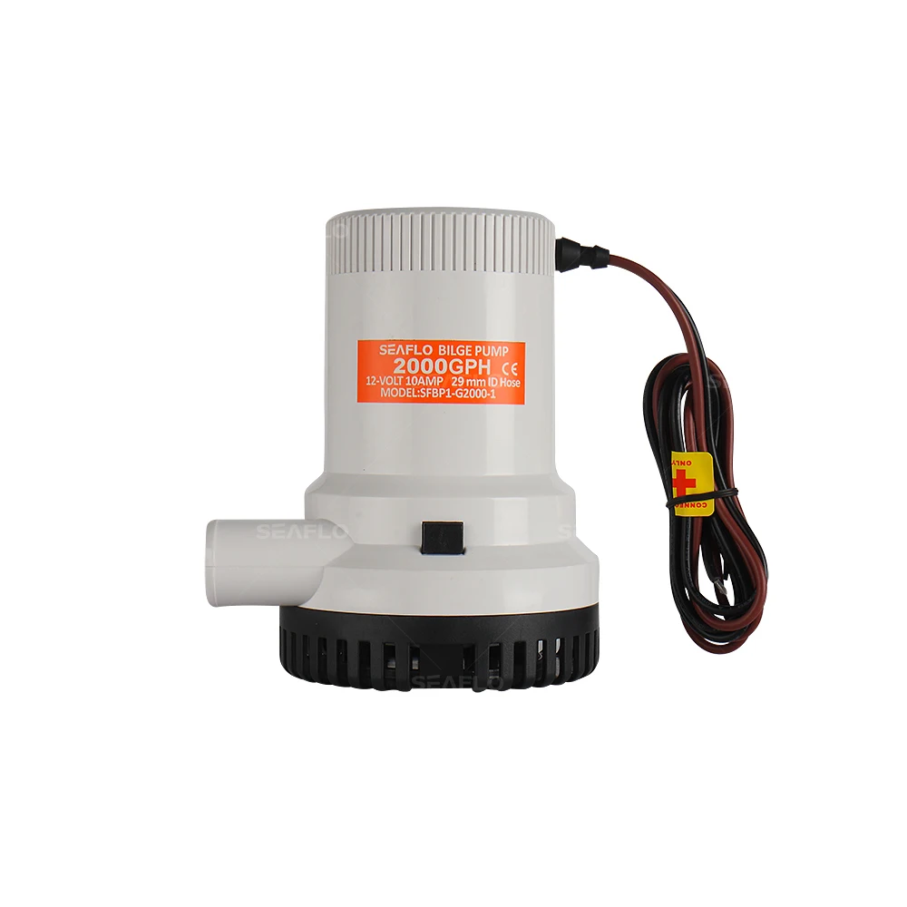 Bilge Pump Marine Water Pump SEAFLO 01 Series 2000 GPH Bilge Pump 12 V