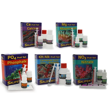 

Salifert Test Aquarium CA MG KH NO3 PO4 Master Reef Testing Combo Kit