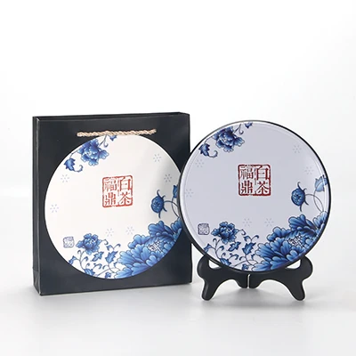 Star Packaging Hot Sale Clear Plastic Lid Metal Clip Wire Round Tea Tin Can - Цвет: 21cm x 3.7cm