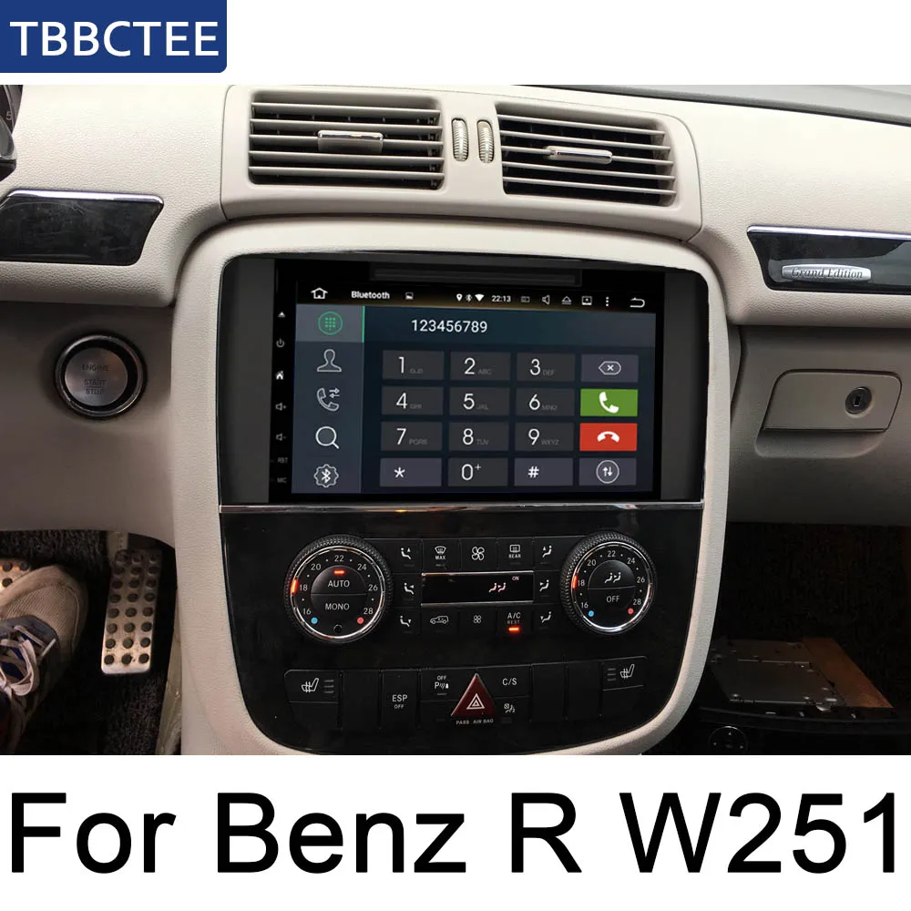 Для Mercedes Benz R класса W251 2006~ 2013 NTG Android автомобильный DVD плеер с JPS и навигацией, Wi-Fi, Mulitmedia система аудио стерео эквалайзер