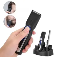 Прибор для личного ухода, 5 в 1, Мужская многофункциональная машинка для стрижки волос, бритва для волос в носу, триммер для бакенбардов, удаление волос на теле, Парикмахерская