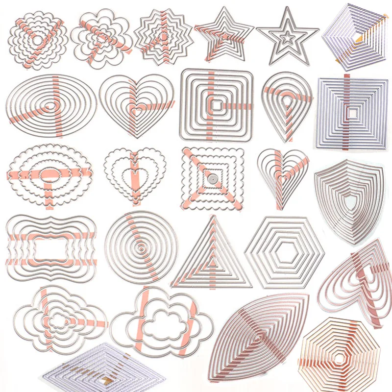 Labels Paper-Album Cutting-Dies Scrapbook METAL And DUOFEN for DIY Projects Basic-Shapes-Tags