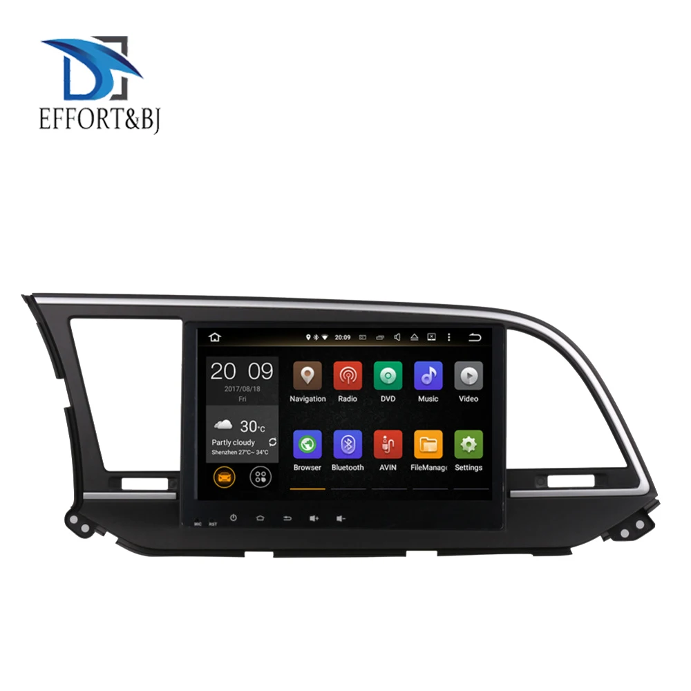 10.1&quot Android Octa Core Car GPS Navigation For Hyundai Elantra 2016-2022 Left Driving Auto Radio Stereo Multimedia DVD Player |