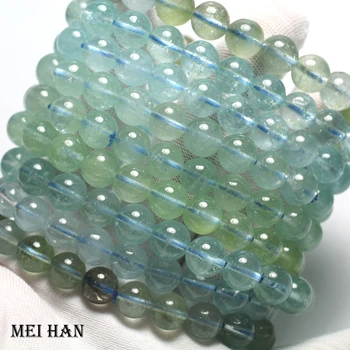 

Meihan 9-9.5mm natural Topaz (19pcs/28g/set) smooth round loose beads precious stone for jewelry making