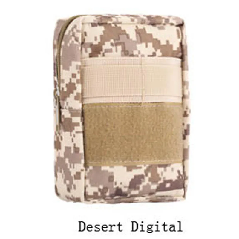 Desert Digital Уличная Сумка MOLLE многоцелевой Компактный Тактический поясные сумки маленький Универсальный чехол с защитой от воды EDC чехол для телефона - Цвет: Desert Digital