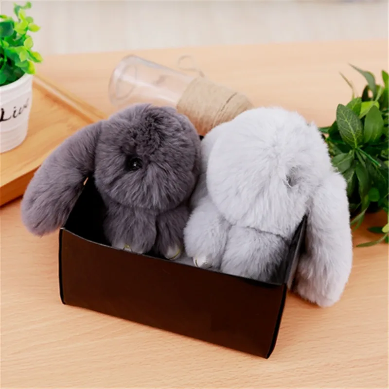 Super Mengse Bunny Bunny Pendant Meng Meng Rabbit Fur Bag Charm Stuffed Toy Car Keychain Dead Rabbit Pendant Lop-eared Rabbit Sc