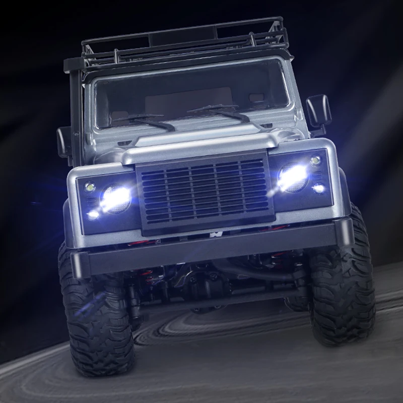 

1/12 4WD Crawler RC Car Off-Road Vehicle Buggy 2.4G Remote Control Toy Model with Lights For Children's Christmas Birthday Gift