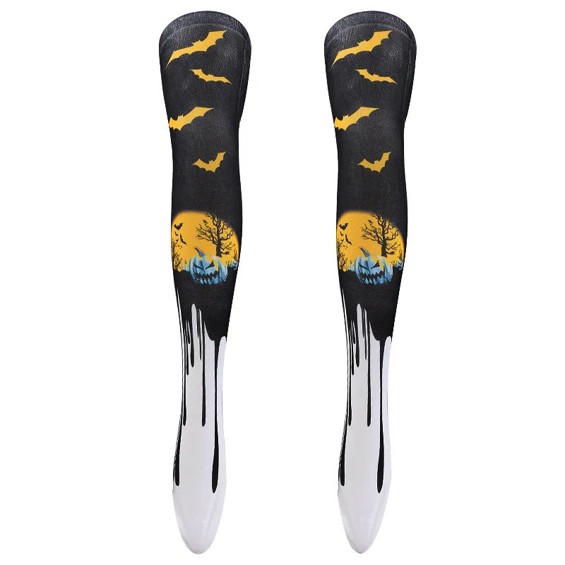 Длинные носки до колена для Хэллоуина маскарадный костюм карнавальные мягкие