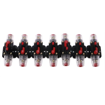 

2020 New 12V DC 20A-100A Car Audio Solar Energy Inline Circuit Breaker Reset Fuse Holder