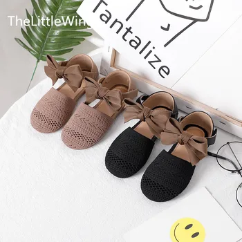 

Girls' super beautiful bowknot princess shoes new soft soled children's sandals in summer 2020 1-3-9 years old