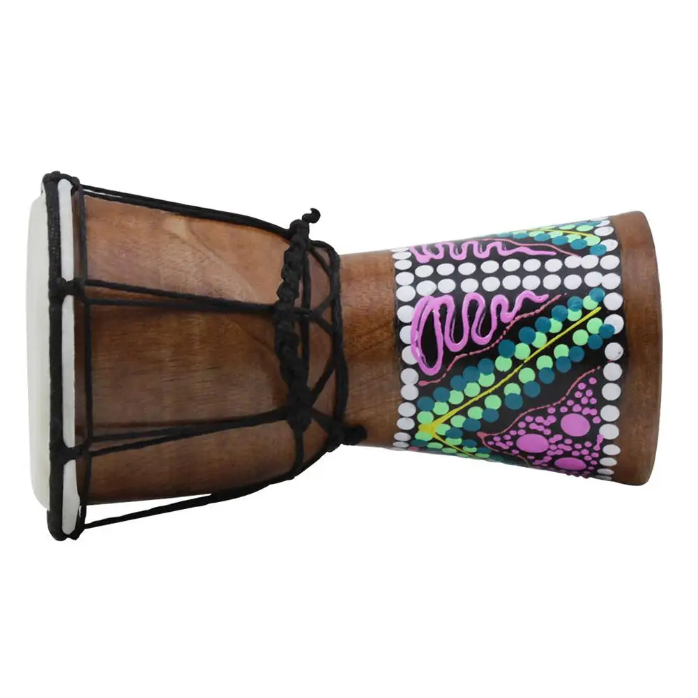 IRIN 4 дюйма Djembe Профессиональный деревянный музыкальный инструмент в африканском