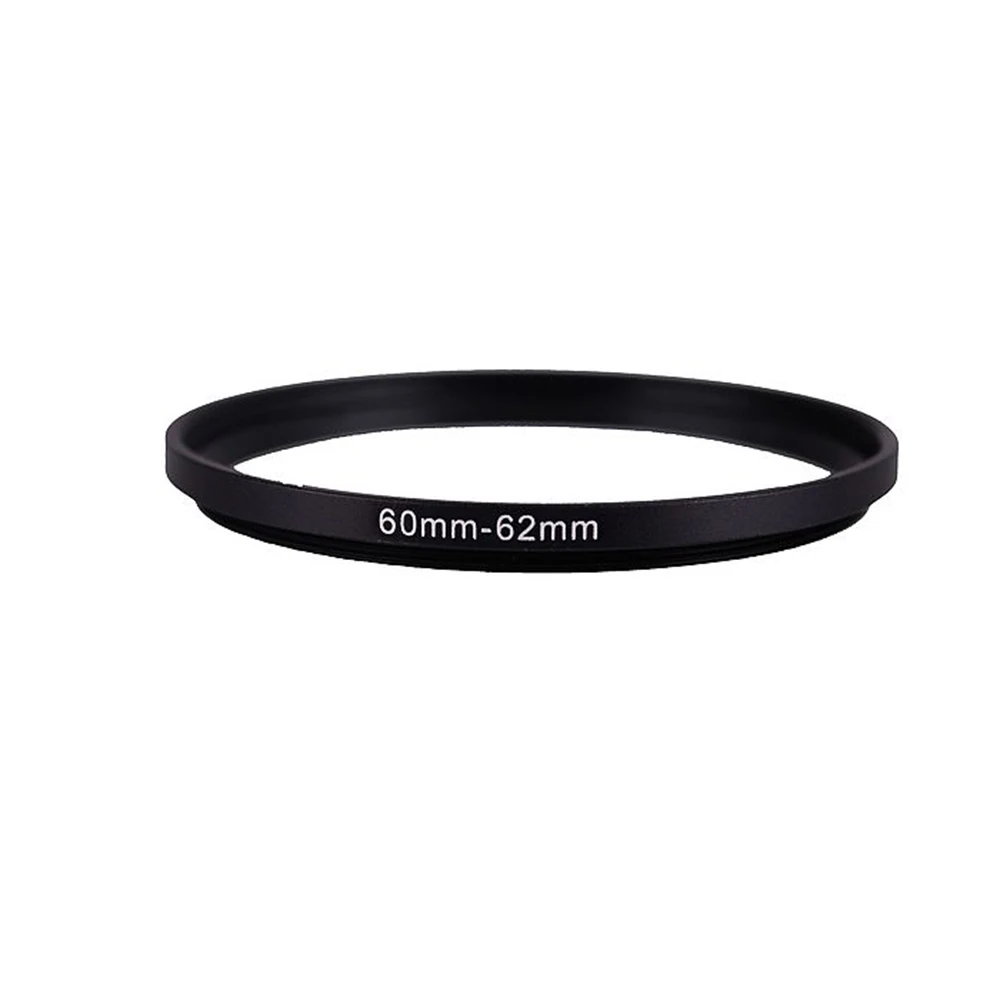

60mm-62mm 60-62 mm 60 to 62 Step Up Lens Filter Metal Ring Adapter Black