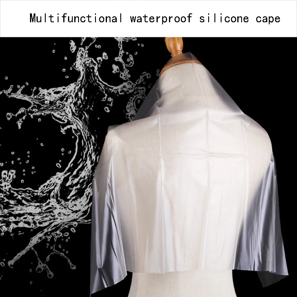Фартук для волос матовый прозрачный белый Силиконовый водонепроницаемый платок простой модный для мытья волос водонепроницаемый платок аксессуары для волос