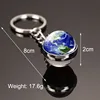 Solar System Planet Keyring Galaxy Nebula Space Keychain Moon Earth Sun Mars Art Picture Double Side Glass Ball Key Chain ► Photo 2/6