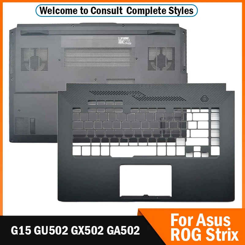Nuovo Per Asus Rog Strix G15 15 Gu502 Gx502 Ga502 Custodia Superiore Per Poggiapolsi Per Laptop/Poggiapolsi Con Tastiera/Coperchio Inferiore Rog G15