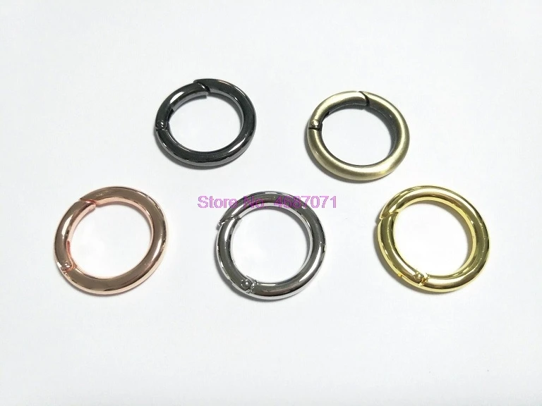 От DHL 2000 шт пружинный ворот уплотнительное кольцо открывающийся брелок кожаная