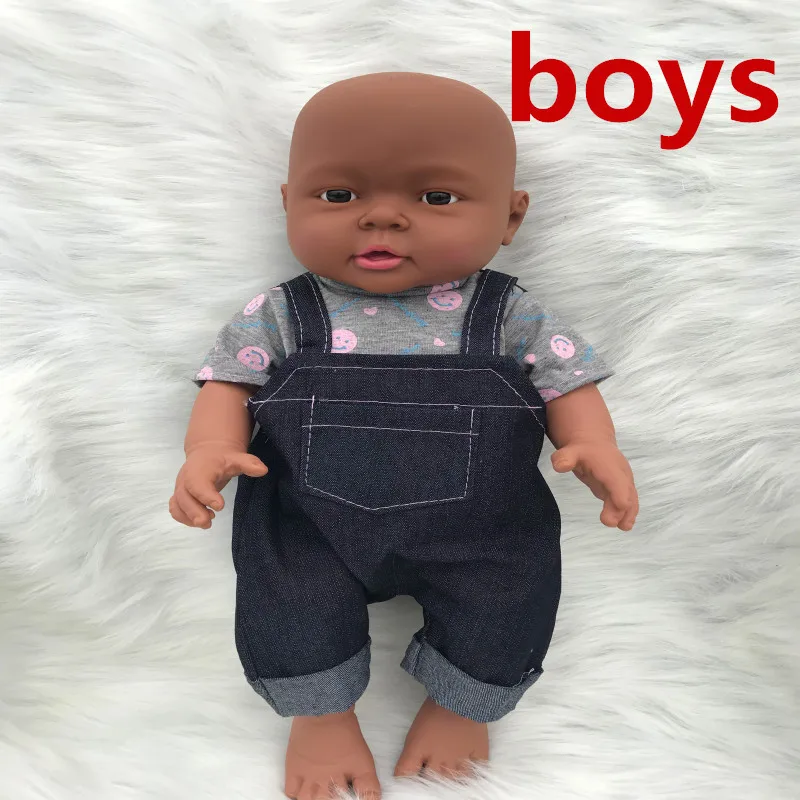 boy 41 см детская кукла-Реборн, мягкая виниловая силиконовая Реалистичная звуковая смешка, детская игрушка для новорожденных мальчиков и девочек, подарок на день рождения - Цвет: boy