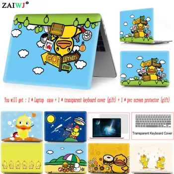 

New 2019 Print Laptop Case For MacBook Air Pro Retina 11 12 13 15 for Mac Pro 13.3 15.4 inch with Touch Bar ID + Keyboard Cover