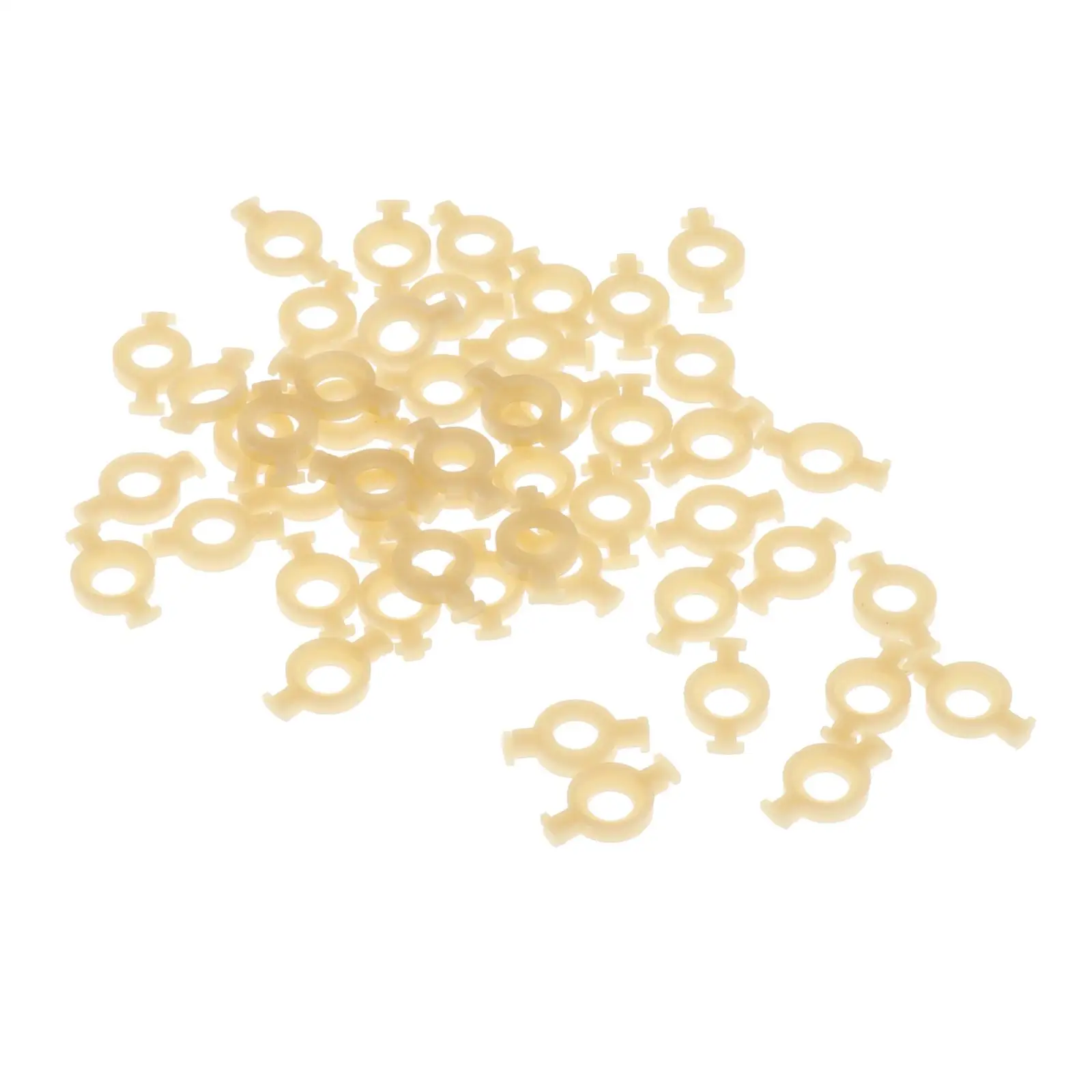 50 Pack of ABS Plastic Trumpet Repair Kit Trumpet Valve Guides Replacement Parts