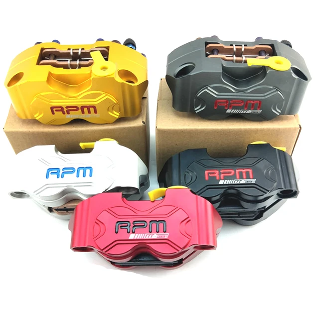 Étrier de frein à disque RPM universel, avant de moto, 4 pistons