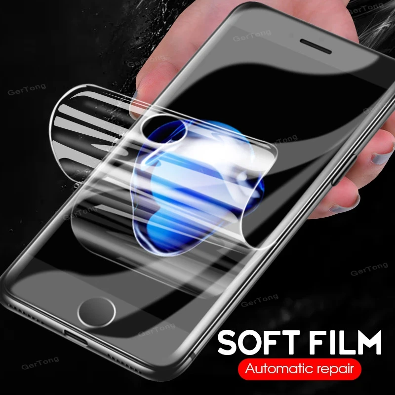Weiche Hydrogel Film Screen Protector Für iPhone 7 8 Plus 6 6 S Plus Volle Abdeckung Schutz Film Fü