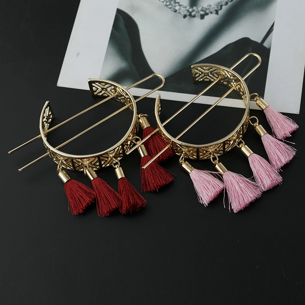 BOHO Hair Clip Geometric Feather Bun Cuff Leaf Star X Shape Hair Sticks Cute Cat Hairpin Headwear Accessories Trendy Gift jewelry accessories,hair accessory,hair clip,hair headdress,hair stick