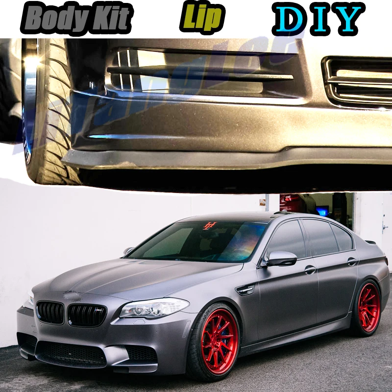 For BMW 5 M5 F10 F11 F07 2010~2016 Refit BodyKit Side Skirt Splitter Deflector demo