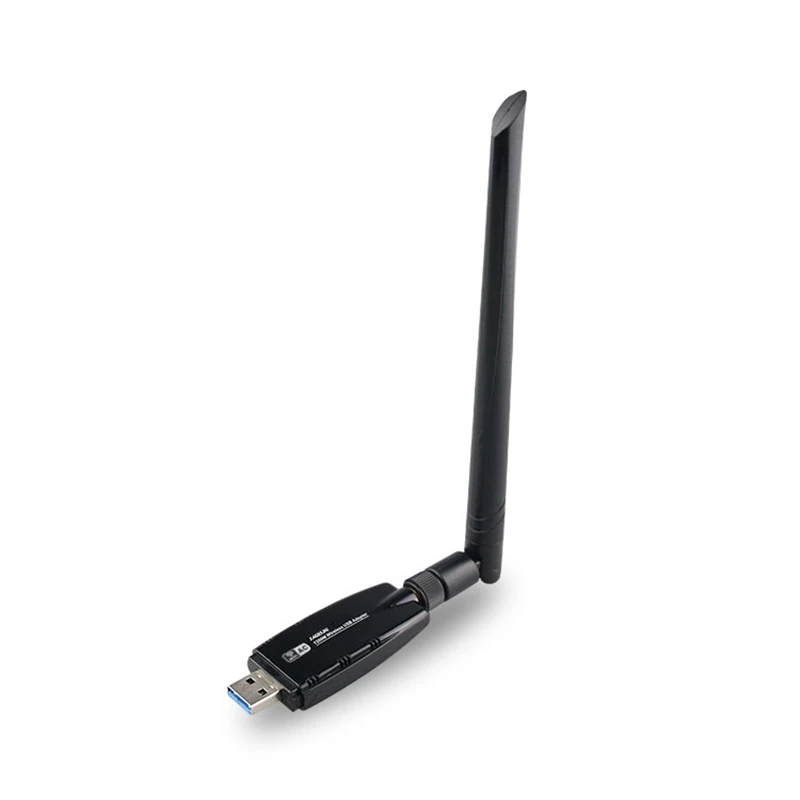 USB Wifi адаптер 1200 Мбит/с 3 0 ПК Wi Fi Lan ключ AC приемник с антенной для ноутбука