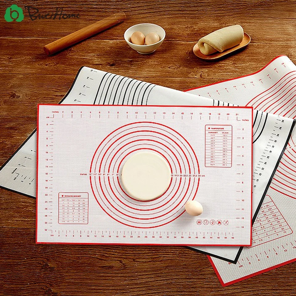 1 шт. антипригарные силиконовые коврики для выпечки лист тесто пиццы Кухонные