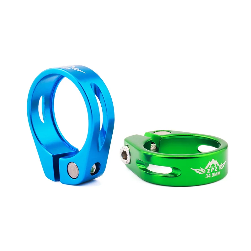 31.8mm 34.9mm Seatpost Clamp Aluminum Alloy For MTB Road Fixed Gear Bike Quick Release bike seatpost clamp