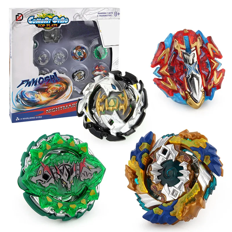 

2019 Burst Spinner Set Deluxe Edition Gyro Plate Athletic 4-in-2 Double Battle Spinner Set Children Gift