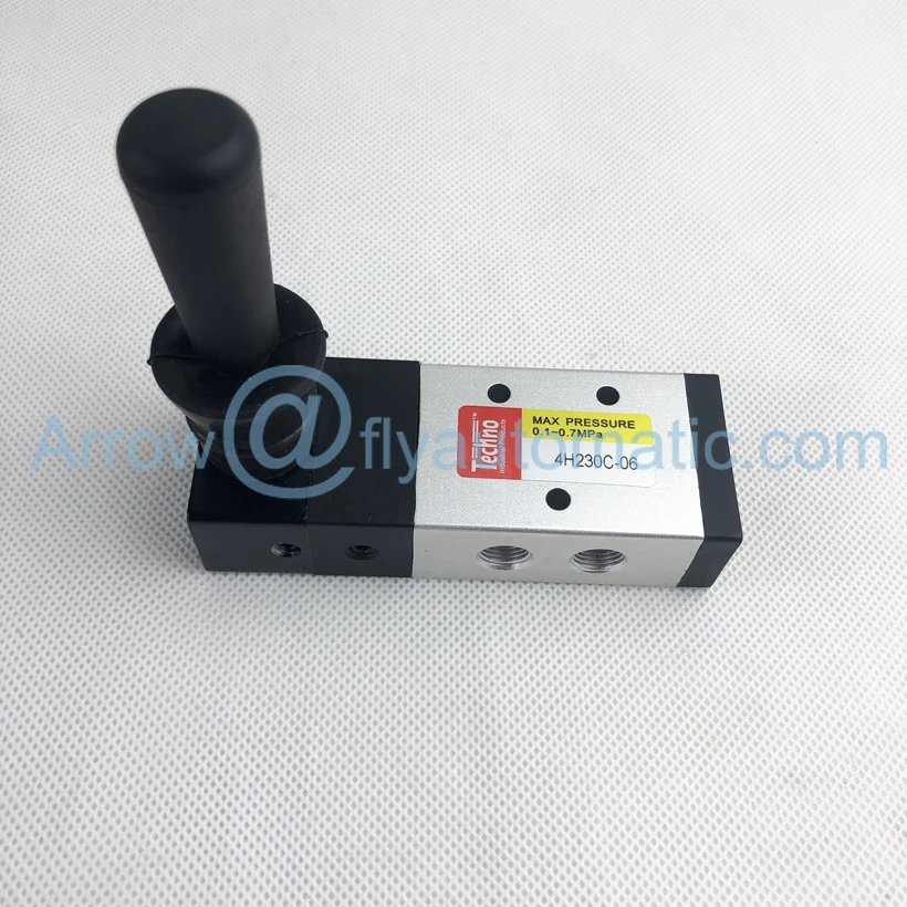 Airtac 4H230C-06 1/8 &quot4H230C-08 1/4&quot 5/3 Way закрытый центральный ручной Тяговый клапан |