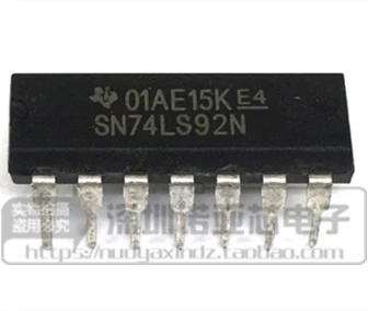10 шт./лот новые имеющиеся SN74LS92N 74LS92 DIP-14 4-разрядный бинарные счетчик
