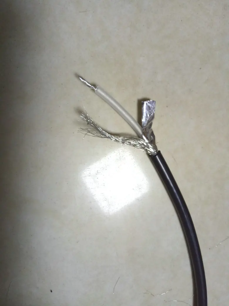 1 Катушка черный 20 м RG58 U 50 Ом кабель